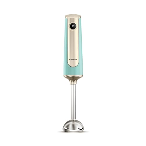 Havells CRAFT Hand Blender|50% Quieter Operation|Easy Blending with 300 Watt Power|Food Grade Material - SS304 Shaft and Blade|Ergonomic One Button Op