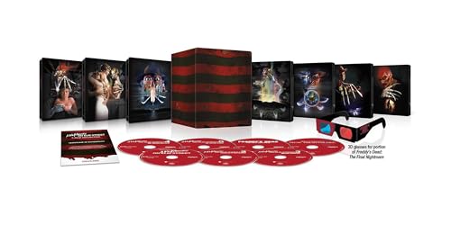 Nightmare on Elm Street 7-Film Collection - Limited Edition Steelbook Library Case (Amazon Exclusive) (4K Ultra HD + Digital)