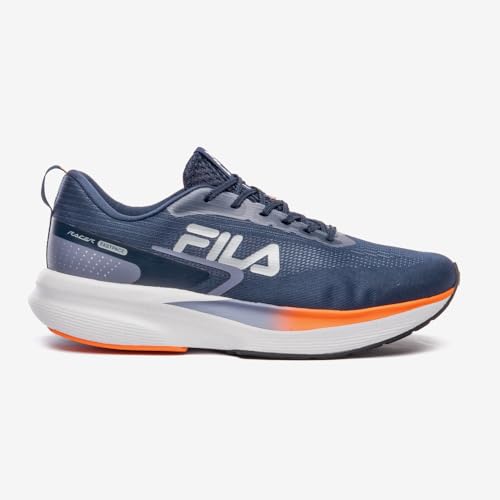 Tenis Masculino Fila Racer Fastpace, Navy/Blue Granite/Vibrant Orange, 41