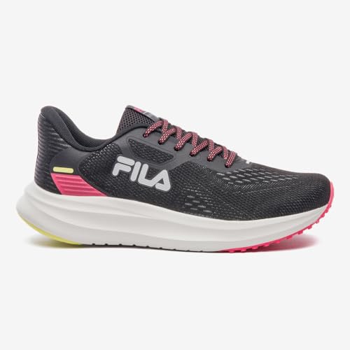 Tenis Fila Fastness Feminino, Black/Azalea/Sunny Lime, 35