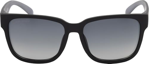 Cressi Bivi Sunglasses Black/Fume Lens Green - Lightweight Polarised Unisex Sports Sunglasses use at Sea, Boating and Fishing, Frame TR90 Black, Lens TAC Fume Green