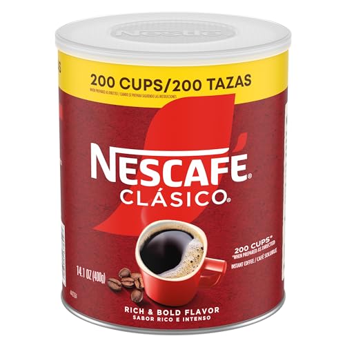 Nescafe Clasico Instant Coffee Dark Roast Coffee 1 Canister 141 Oz