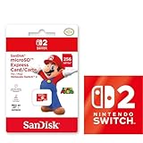 【任天堂ライセンス商品】SanDisk microSD Express Card 256GB for Nintendo Switch 2(サンディスク マイクロSDエクスプレスカード 256GB) 【Amazon.co.jp限定特典】Nintendo Switch 2 ロゴデザインステッカー 同梱