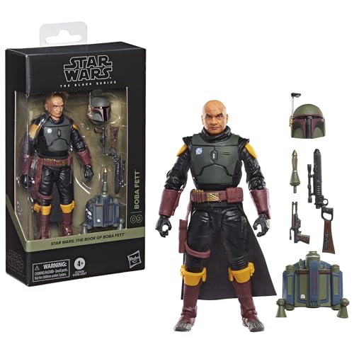 STAR WARS The Black Series Boba Fett, The Book of Boba Fett Premium Collectible 6 Inch Action Figure
