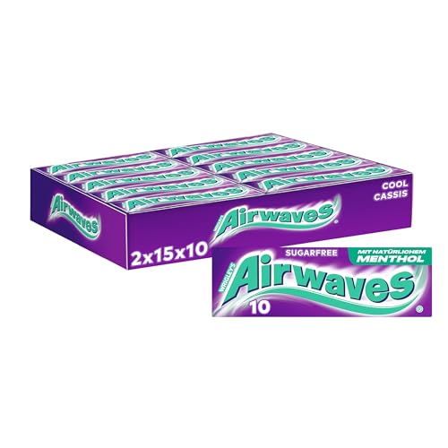 (-46%) Airwaves Cool Cassis Kaugummi zuckerfrei, frischer Atem, 30x10 Dragees