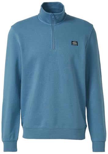 (-52%) s.Oliver Herren Sweatshirt – Troyer-Kragen, Reißverschluss, Regular Fit
