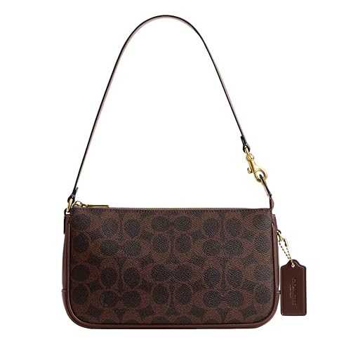 Coach Plaza Bag in Signature Canvas, B4/Maple Maple