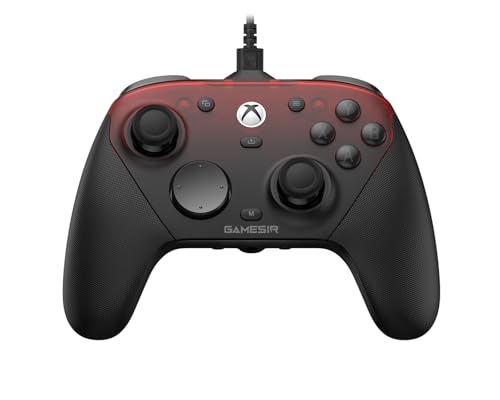 GameSir G7 Pro Wired Controller for Xbox Series X|S, Xbox One, Wireless Gamepad for PC&Android with TMR Sticks, Hall Effect Analog Triggers, 1000Hz Polling Rate, 3.5mm Audio Jack - Black