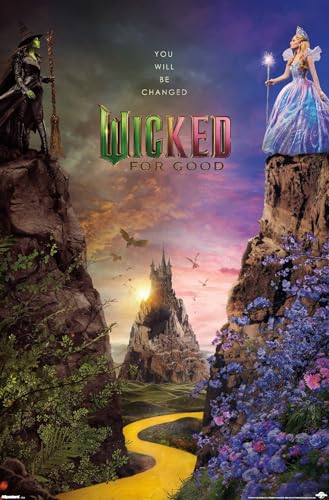 Trends International Wicked: For Good (2025) - Cliff One Sheet Wall Poster, 34L x 22.4W, Unframed Version
