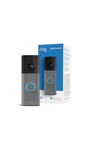 🔥 STARKER PREIS (-45%) Ring Battery Video Doorbell 2K, Akku-Videotürklingel (neueste Gen.), Kabellose Türklingel-Kamera, Retinal 2K, 6x-Zoom, Eingebauter Akku, 30 Tage Gratiszeitraum für Ring-Abonnement