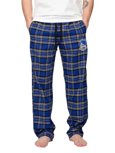 GAP Men's NBA Flannel PJ Pants, WARRIORS, Medium