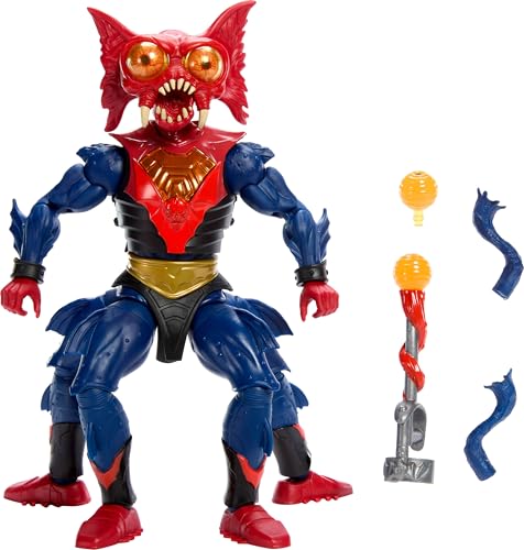 Masters of The Universe Masterverse Action Figure, Deluxe Collectible with 30 Articulations, Swappable Parts Or Armor, Motu 7-in Toy