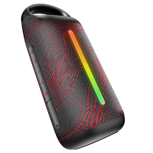 boAt Stone Arc, 20W Signature Sound, 58mm Drivers, Upto 12 Hrs Battery, RGB LEDs, TWS Feature, IPX5, BT v5.4, w/Mic, Bluetooth Speaker, Wireless Speak