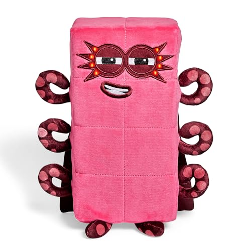 hand2mind Numberblocks Sing-Along Superhero Octoblock Plush, Music Toys, Numbers for Toddlers, Preschool Math Learning Toys, Light Up Stuffed Animal Plushies, Counting Blocks, Kids Birthday Gifts