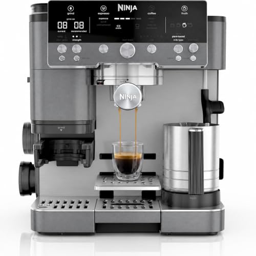 (-25%) Ninja Luxe Premier 3-in-1 Kaffeemaschine ES601EUGM, Grau-Metall, ES601EUGM