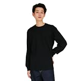 人気急上昇の商品3 - [ヘインズ] アンダーシャツ 綿100％ 1P TシャツKUROクルーネックロングスリーブTシャツ インナーウェアメンズ HM4-D202-090-L