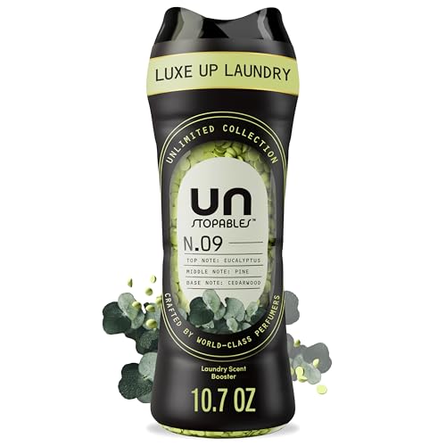 Downy Unstopables Unlimited Collection In-Wash Laundry Scent Booster Beads, No. 9, 10.7 OZ, Fine Fragrance and All - Day Freshness