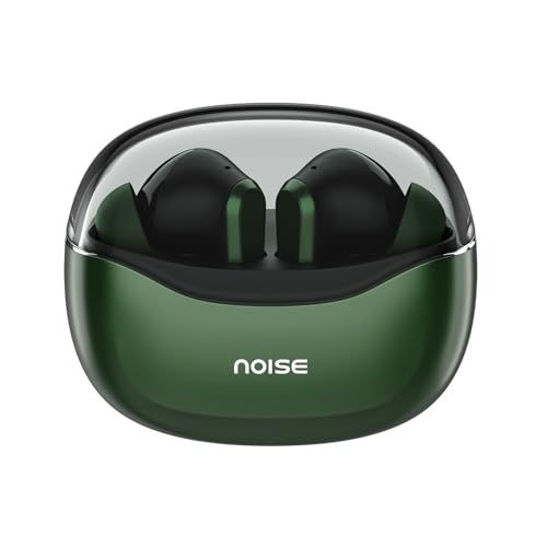 Noise Buds VS601 Wireless Earbuds, Bluetooth Earbuds with 50H Playtime, Quad Mic ENC for Clear Calls, 10mm Drivers, Dual Device Pairing, Transparent C