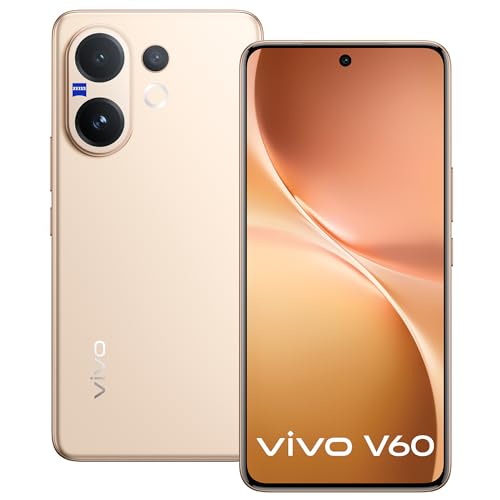 Vivo V60 5G (Auspicious Gold, 16GB RAM, 512GB Storage) with No Cost EMI/Additional Exchange Offers