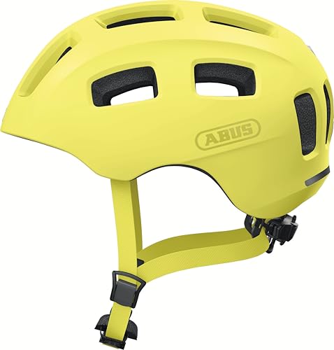 (-33%) ABUS Fahrradhelm Youn-I 2.0, mono gelb, Größe M