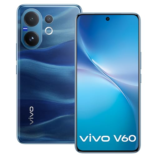vivo V60 5G (Moonlit Blue, 8GB RAM, 256GB Storage) with No Cost EMI/Additional Exchange Offers
