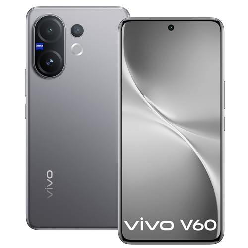 vivo V60 5G (Mist Gray, 8GB RAM, 128GB Storage) with No Cost EMI/Additional Exchange Offers
