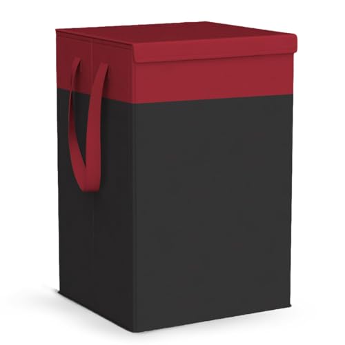 LAXIS® 75L Laundry Bag for Clothes with Lid, Large Dirty Clothes Laundry Basket & Cloth Storage Bin, Used Clothes Organizer, Multipurpose Laundry Bask
