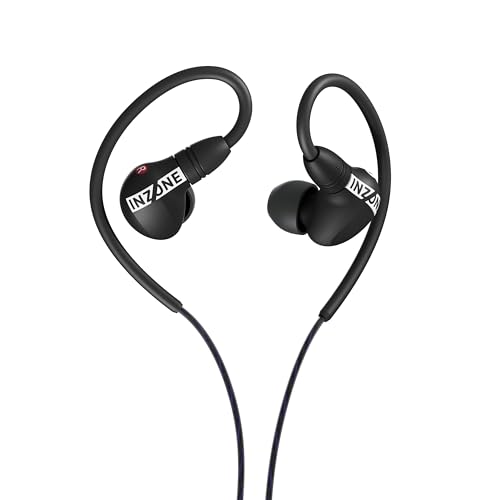 INZONE E9 Wired Earphones for Gaming, Tuned for FPS Games, Sound Isolating Earbuds, Comfortable Fit, Low Profile Design, 360 Spatial Sound, Case Inclu