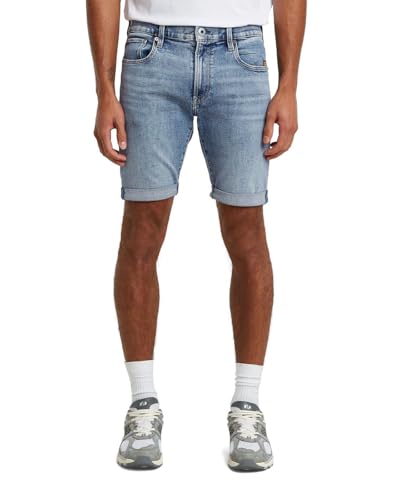 (-24%) G-STAR 3301 Slim Denim Shorts, Size 29, Color Blue