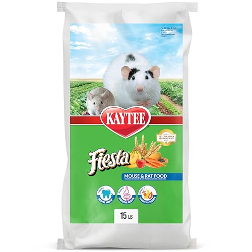 Kaytee Fiesta Mouse & Rat Food Flavor Medley 15 Pounds 15 Pound (Pack of 1)