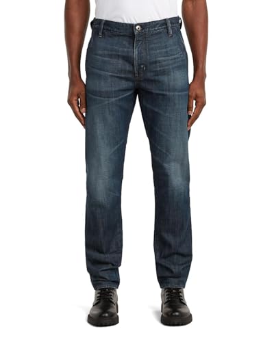 🔥 STARKER PREIS (-62%) G-STAR Men's Morry Tapered Chino Pants, Blue, 26W x 30L