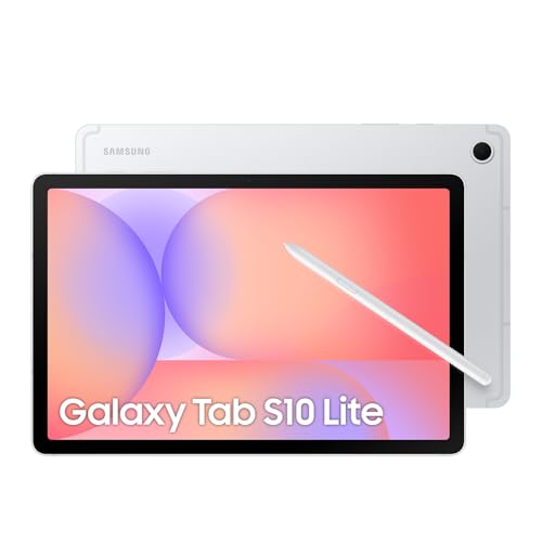 (-22%) Samsung Galaxy Tab S10 5G Lite AI Tablet, Android Tablet, 6 GB RAM, 128 GB Speicher, 27,7 cm/10,9" Display mit 90 Hz, Inkl. S Pen, 5G, Silver, 3 Jahre Herstellergarantie [Exklusiv auf Amazon]