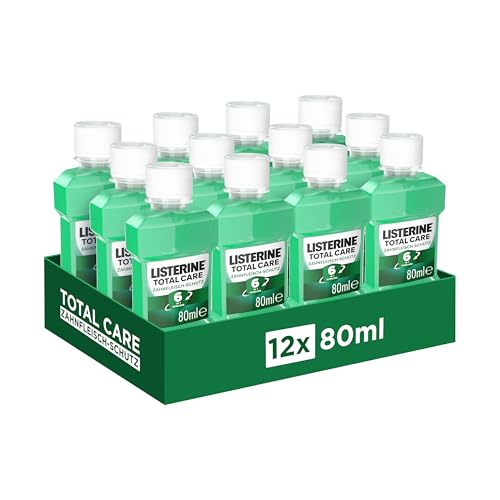 ⚡ BLITZDEAL (-61%) LISTERINE Total Care Zahnfleisch-Schutz Mundspülung, 12 x 80ml