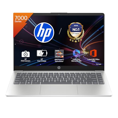 HP 15 Smartchoice, AMD Ryzen 3 7320U (8GB LPDDR5, 512GB SSD) FHD, Anti-Glare, Micro-Edge, 15.6''/39.6cm, Win11, M365 Basic(1yr)* Office24, Silver,
