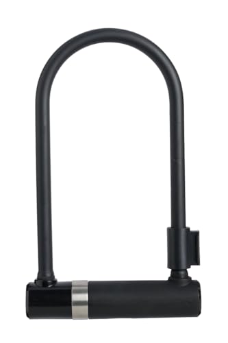 AXA Newton 300 Shackle Lock - Length 30cm - Shackle Diameter 14mm - Security Level 8 - Includes Holder