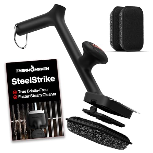 ThermoMaven Bristle-Free BBQ Grill Brush with 3 Replaceable Heads $19.26