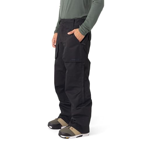 Dakine mens Surveyor Snowboard Pant – 15k Waterproof Recycled 2-layer Shell, Pfas-free Large Black