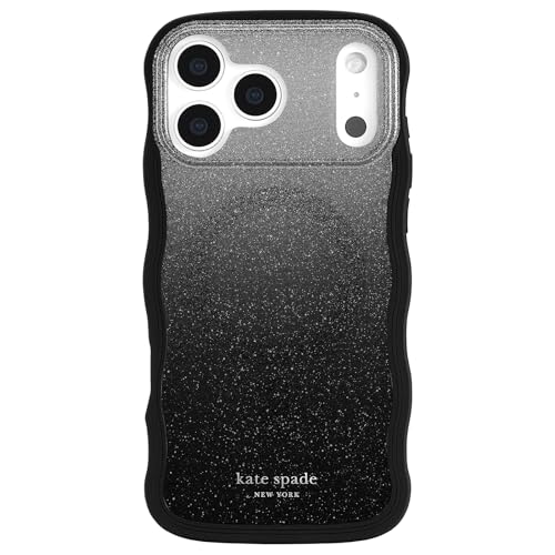 Kate Spade New York iPhone 17 Pro Max Case - Compatible with MagSafe - Designer Phone Case - Wavy Nightfall