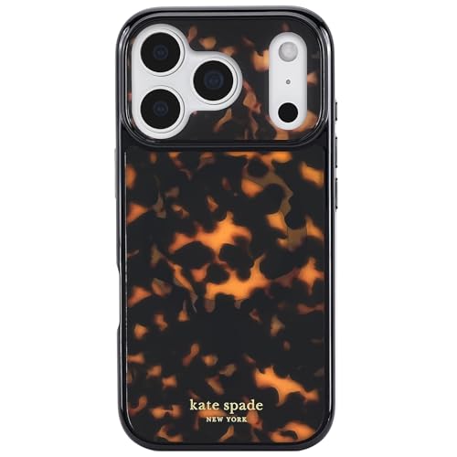 Kate Spade New York iPhone 17 Pro Case - Compatible with MagSafe - Designer Phone Case - Tortoise