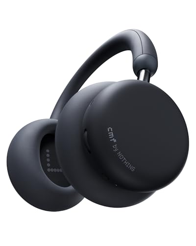 (-30%) CMF Headphone Pro - Over-Ear Bluetooth Kopfhörer – Bis zu 100h Akku, Hi-Res mit LDAC, Räumlicher Klang, mit aktivem Noise-Cancelling – Dunkelgrau