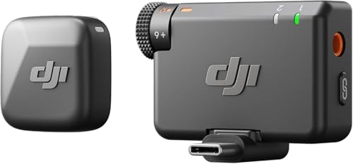 DJI Mic Mini (2 TX + 1 RX), Detail-Rich Audio, Wireless Lavalier Microphone for Camera/Android, 2-Person Vlog, Team Production