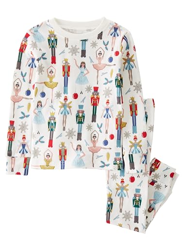 little planet by carter's Neutral 2-piece Pajamas made with Organic Cotton, Nutcracker, 4T
