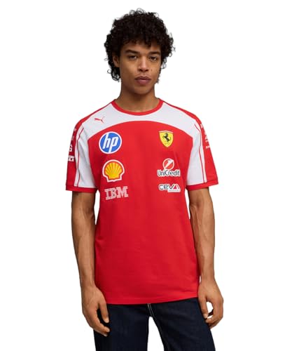 ⚡ BLITZDEAL (-55%) PUMA Scuderia Ferrari F1 2026 Herren Team-T-Shirt - Rot - Größe: M