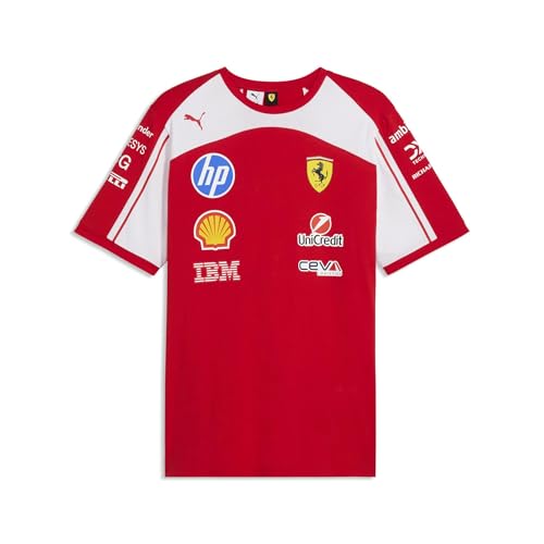 (-57%) PUMA Scuderia Ferrari F1 2026 Herren Team-T-Shirt - Rot - Größe: L