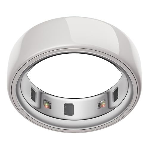 Oura Ring 4 Ceramic - Cloud - Size 9 - Size Before You Buy