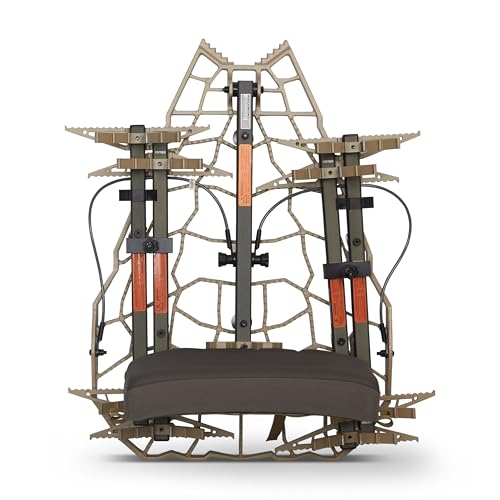 XOP Rubicon - 9.6 Lb Cast Aluminum Hang On Treestand for Deer Hunting (Rubicon Mobile Hunting System)