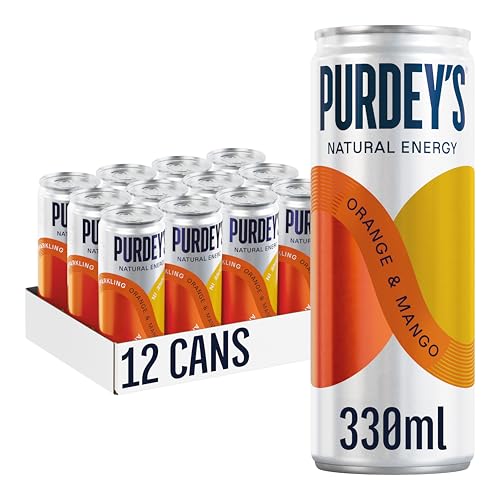 Purdey's Natural Energy Orange & Mango 330ml Can