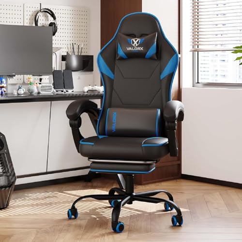 Striker 2026 Edition | Ergonomic Gaming & Office Computer Chair | Premium PU Leather | Dual Massager Back Support | Adjustable Neck & Lumbar Pillow | 