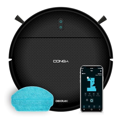 (-31%) Cecotec Saugroboter mit Wischfunktion Conga M10 Advance Aqua Pro, 3000 Pa