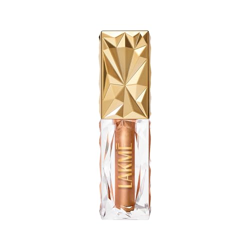 Lakme Be-jewel Satin Eye Tint |One-Step Liquid Eyeshadow | Air light Mousse Texture Waterproof - 08 Goddess 4.5ml